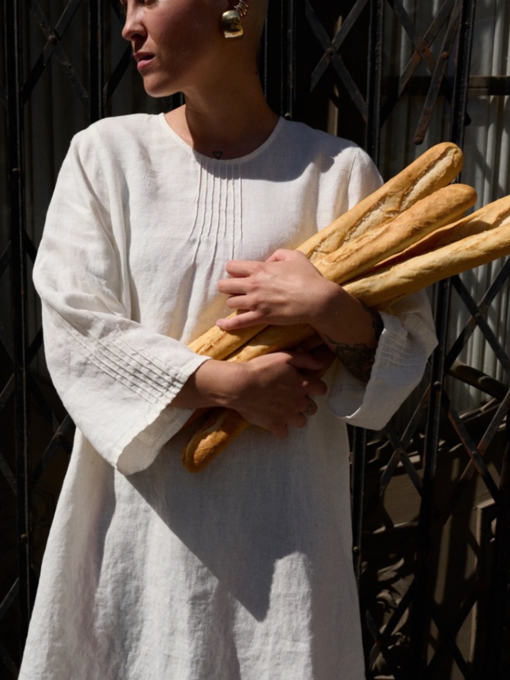 Linenfox Roni Linen Dress - S/M - Picture 2 of 10